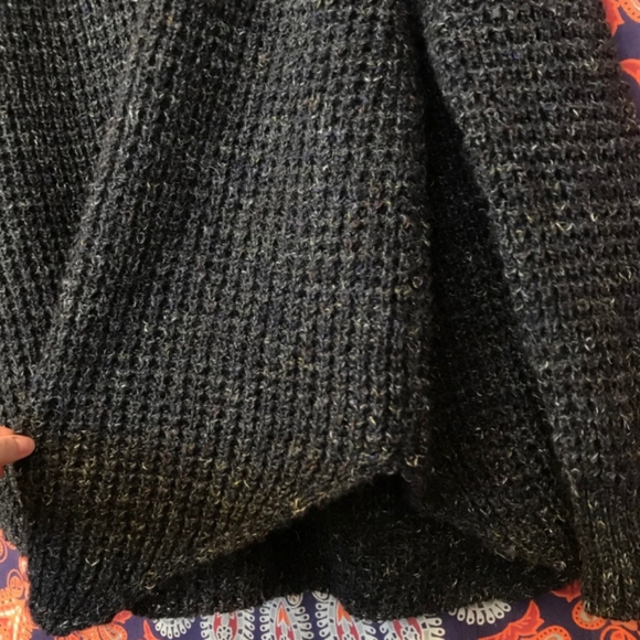 Free People Rare Dylan Chunky Marled Knit Cowlneck Turtleneck Sweater Dress - Picture 7 of 16